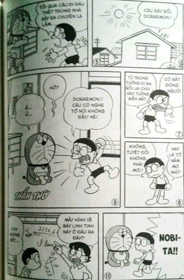  
Nét vẽ được cho là giống với những tập đầu của Doraemon.
