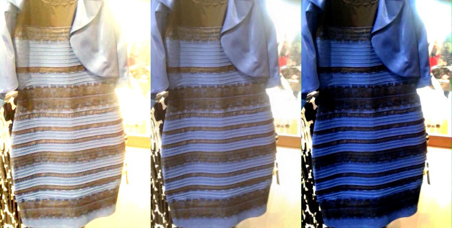  
Chiếc váy gây bão một thời với màu sắc thay đổi liên tục qua từng đôi mắt của mỗi người.