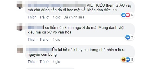  
Cư dân mạng phẫn lộ trước thái độ của cặp đôi Việt Kiều.