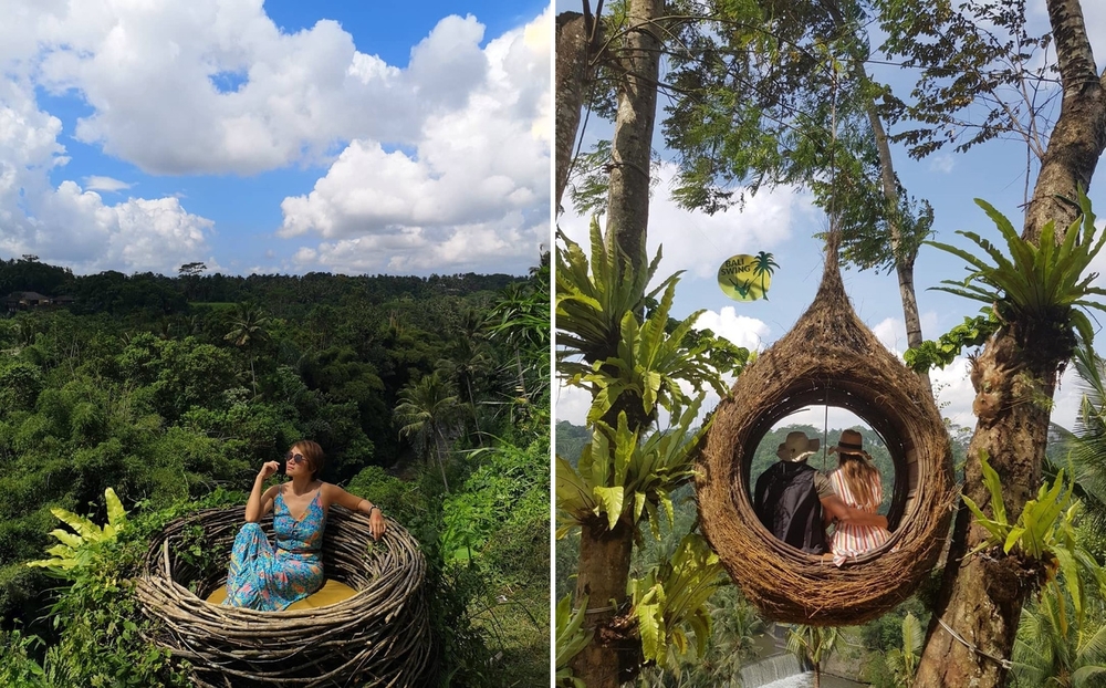  
Với nhiều người, Bali chính là "thiên đường sống ảo" (Ảnh: @mayleethanachai, @mashanta​)