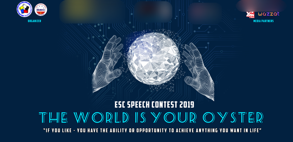  
ESC Speech Contest 2019 – mùa thứ 4 vinh dự đem đến sân chơi bổ ích cho các bạn học sinh - sinh viên trên địa bàn TP.HCM.