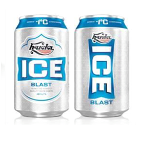  
Thiết kế lon Huda Ice Blast kết hợp hai sắc màu mạnh mẽ là bạc và xanh dương tạo cảm giác mát lạnh như chính cái tên của dòng bia này.