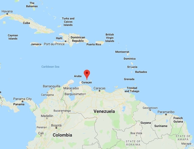  
Vị trí Curacao trên bản đồ thế giới