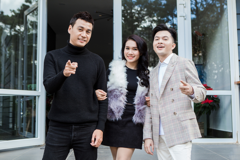 Nam Cường mời hai người bạn thân Ngọc Thuận và Mai Bảo Ngọc tham gia MV mới