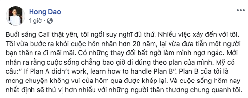 Hồng Đào xác nhận ly hôn với Quang Minh, fan tiếc nuối: 
