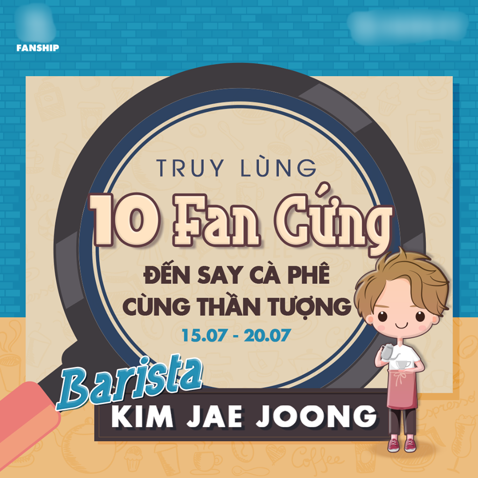 Sau thời gian dài vắng bóng Kim Jae Joong trở lại sân khấu, tự tay phục vụ cà phê cho fan Việt