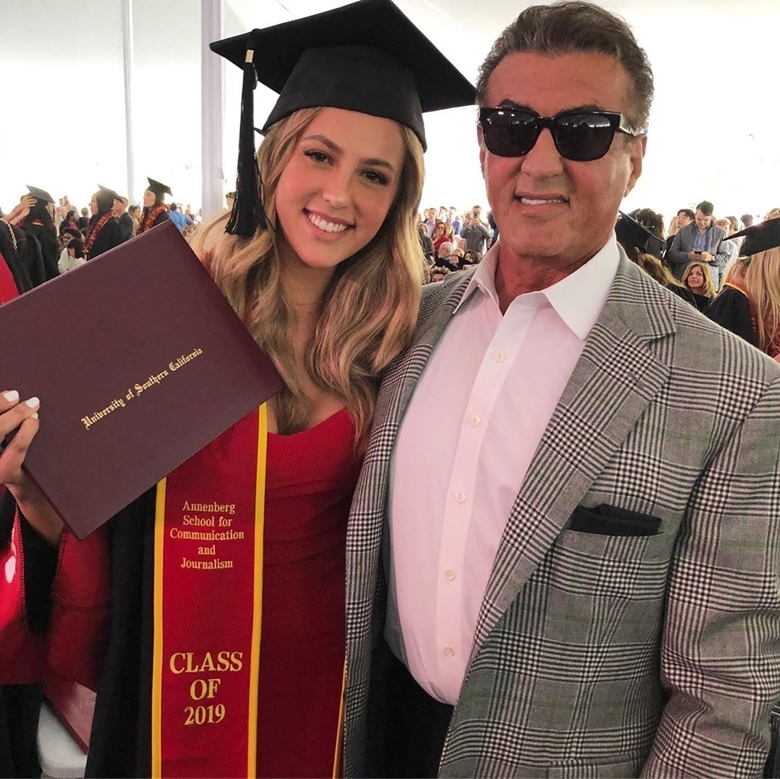  
Sophia theo học chuyên ngành Truyền thông, Khởi nghiệp và Điện ảnh tại Đại học Nam California, vừa mới tốt nghiệp vào ngày 10/05 vừa qua.