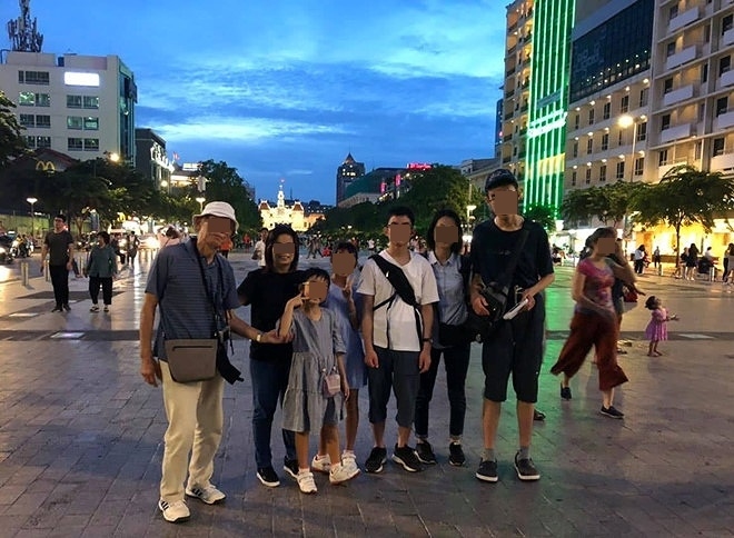  
Ông Oki đến Việt Nam thăm con trai và đi du lịch