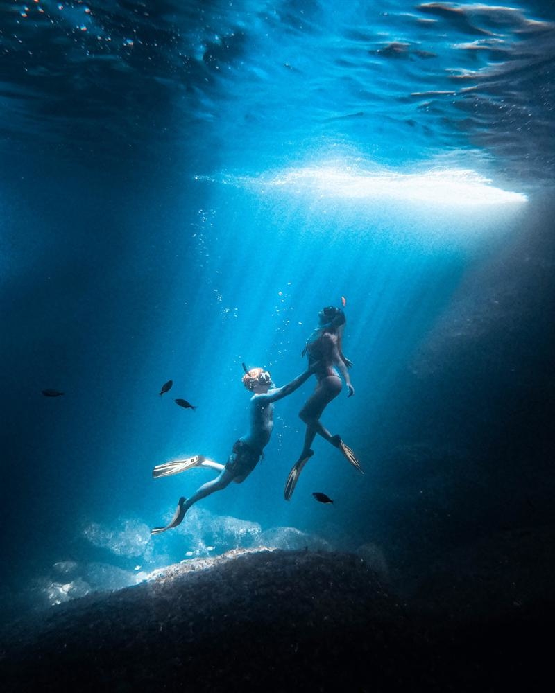  
“Khoảnh khắc diệu kỳ” là bức ảnh được chụp dưới đáy biển sâu ở Mernoca - Tây Ban Nha.