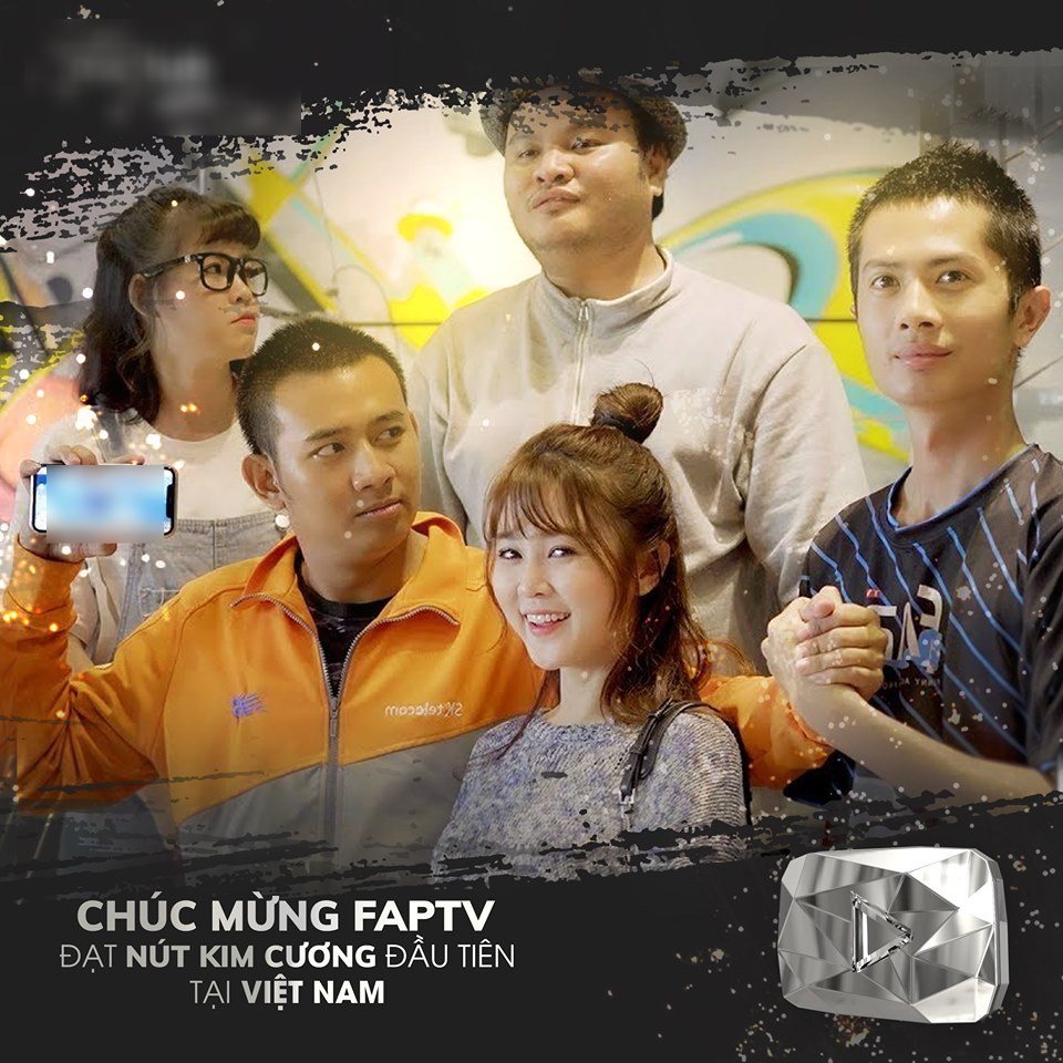 FAPTV - nhóm hài đầu tiên đạt nút kim cương tại Việt Nam