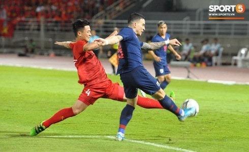  
Trận đấu đầy kịch tính giữa đội tuyển Việt Nam - Thái Lan tại vòng loại 2 World Cup 2022 (ảnh: Sport5)