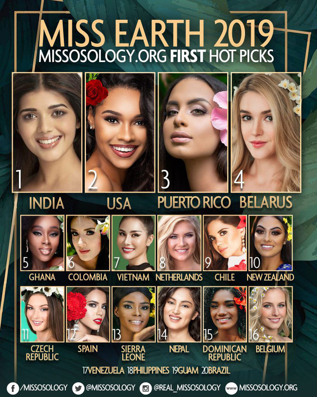Hoàng Hạnh lọt Top 7 BXH đầu tiên của Missosology về Miss Earth 2019 - Tin sao Viet - Tin tuc sao Viet - Scandal sao Viet - Tin tuc cua Sao - Tin cua Sao
