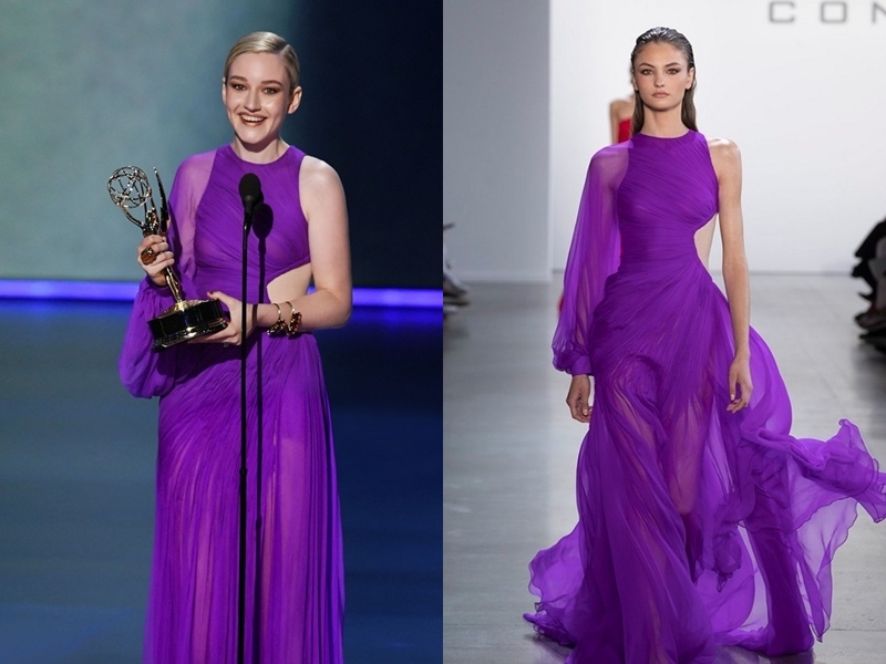  
Diễn viên Julia Garner diện thiết kế của Công Trí nhận giải "Diễn viên phụ xuất sắc nhất" của Emmy Award 2019.