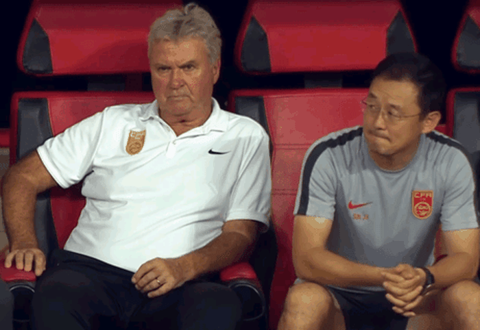  
Thất bại thảm hại trước U22 Việt Nam, HLV Guus Hiddink bị LĐBĐ Trung Quốc sa thải​