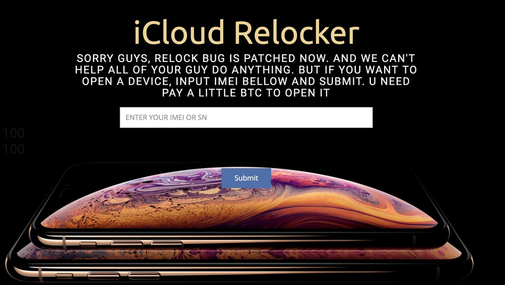  
iCloud Relocker có thể khoá iPhone từ xa.