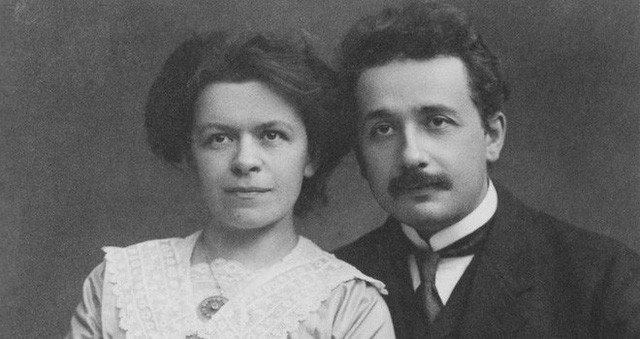  
Nhà bác học Albert Einstein và vợ của mình - bà Mileva Maric (Ảnh: Facebook)