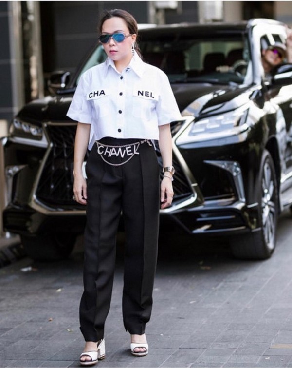 Phượng Chanel nay khác rồi: một kiểu áo nhưng cách mix max đã tiến bộ