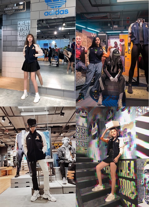  
(Ảnh: Thần Kinh Giày) Các hot teen của Thần Kinh Giày đồng loạt diện chiếc áo VRCT, “pose dáng” siêu ngầu tại cửa hàng adidas Saigon Centre