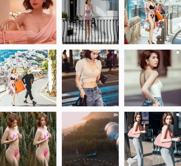 Bắt bài phong cách đăng ảnh trên Instagram của mỹ nhân Việt