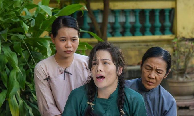  
Nhật Kim Anh trong phim "Tiếng sét trong mưa" lúc trẻ