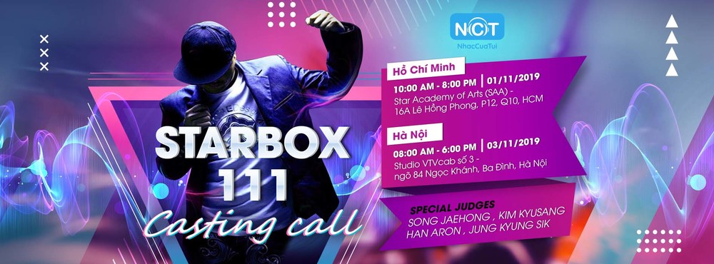 THÔNG BÁO CHƯƠNG TRÌNH CASTING NCT: STARBOX 111