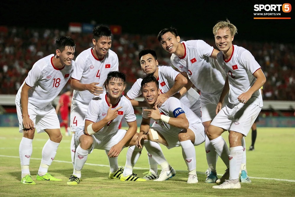  
Hình ảnh ăn mừng chiến thắng rất thuyết phục của đội tuyển Việt Nam (Ảnh: Sport5)
