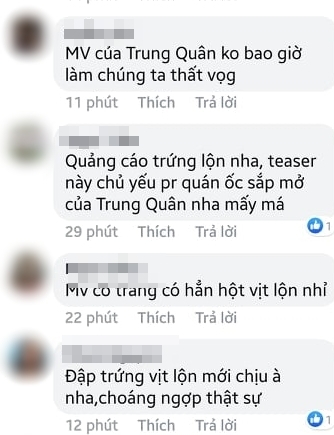 Nguyễn Trần Trung Quân gây bất ngờ khi mang trứng vịt lộn vào MV mới