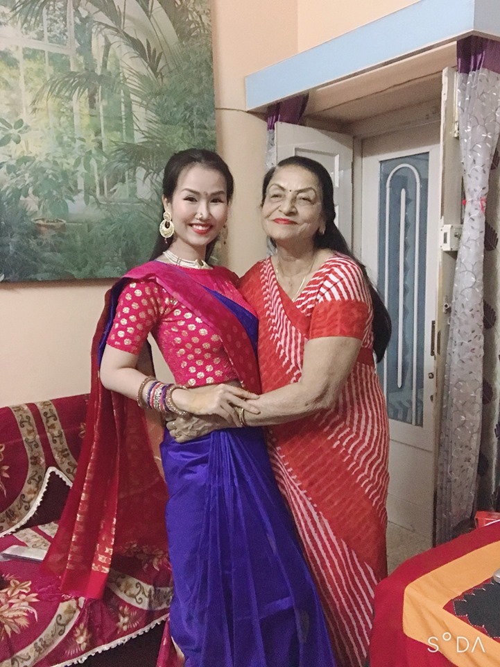 Võ Hạ Trâm diện trang phục truyền thống Ấn Độ tại lần đầu về quê chồng - Tin sao Viet - Tin tuc sao Viet - Scandal sao Viet - Tin tuc cua Sao - Tin cua Sao