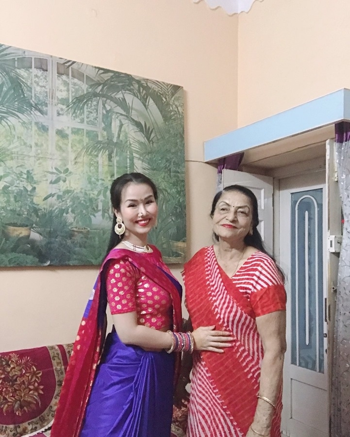 Võ Hạ Trâm diện trang phục truyền thống Ấn Độ tại lần đầu về quê chồng - Tin sao Viet - Tin tuc sao Viet - Scandal sao Viet - Tin tuc cua Sao - Tin cua Sao