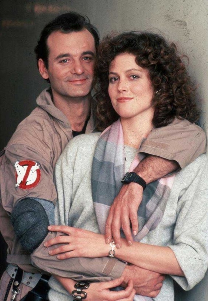  
Cặp đôi Bill Murray và Sigourney Weaver năm 1984.
