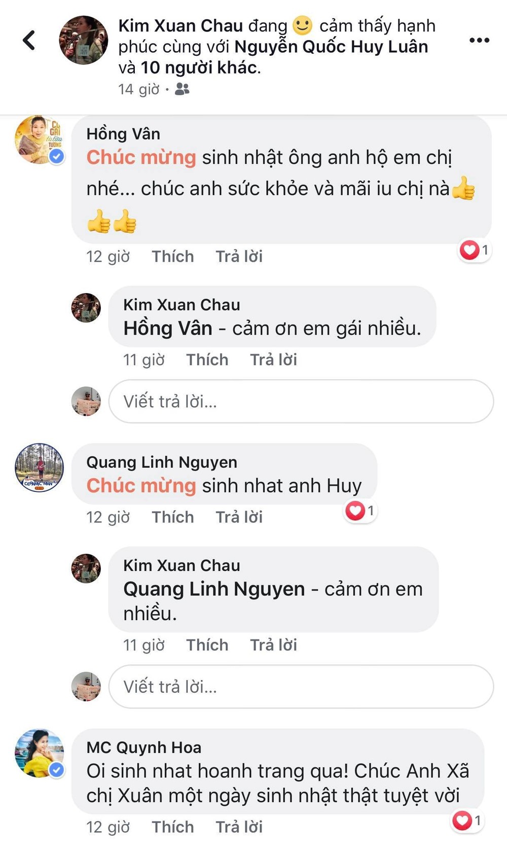 Dàn sao Việt chúc mừng khi NSND Kim Xuân mua xe hơi mừng tuổi ông xã