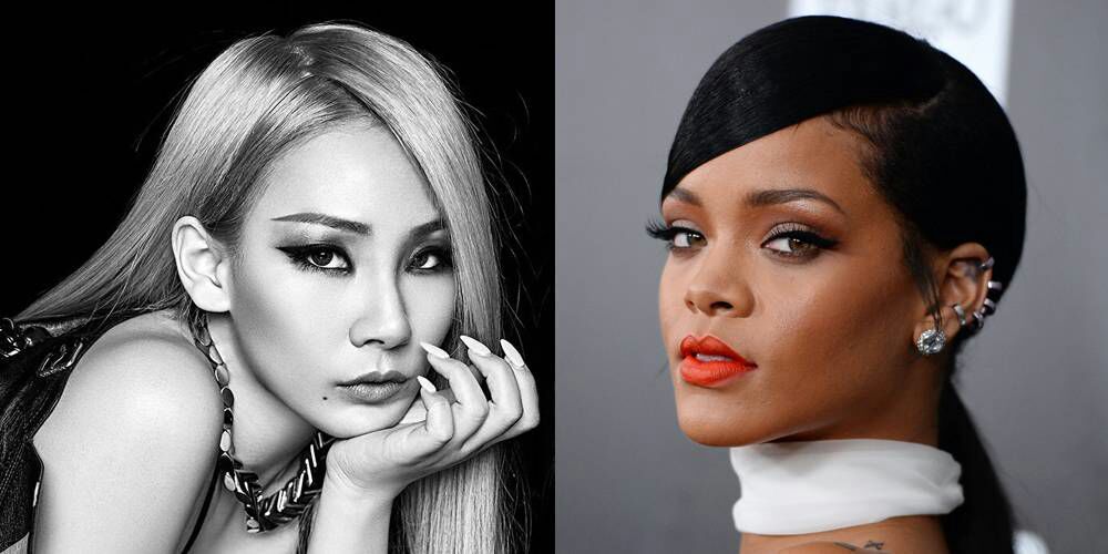  
Hiếm ai biết tới mối quan hệ giữa CL và Rihanna. (Ảnh: Pinterest)