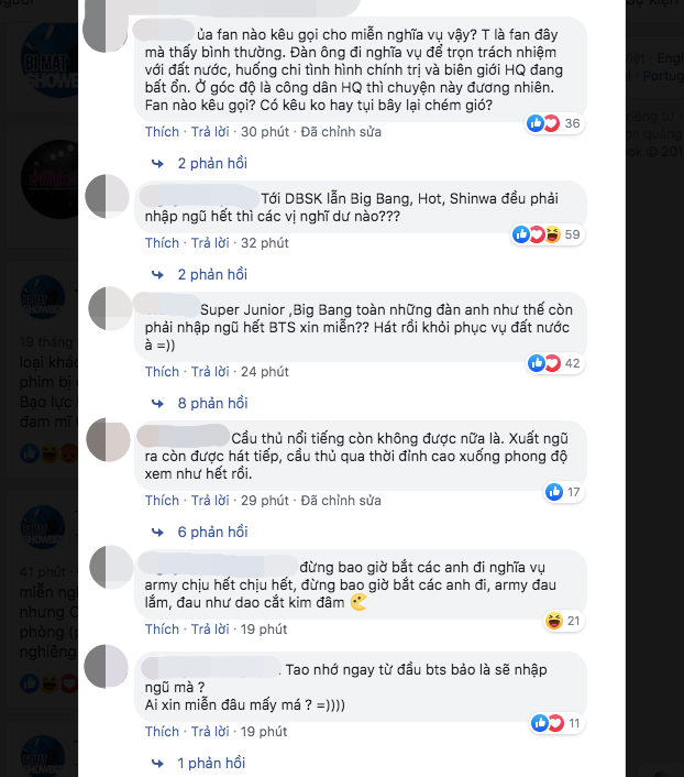  
Một số ý kiến của netizen Việt. (Ảnh chụp màn hình: FB)