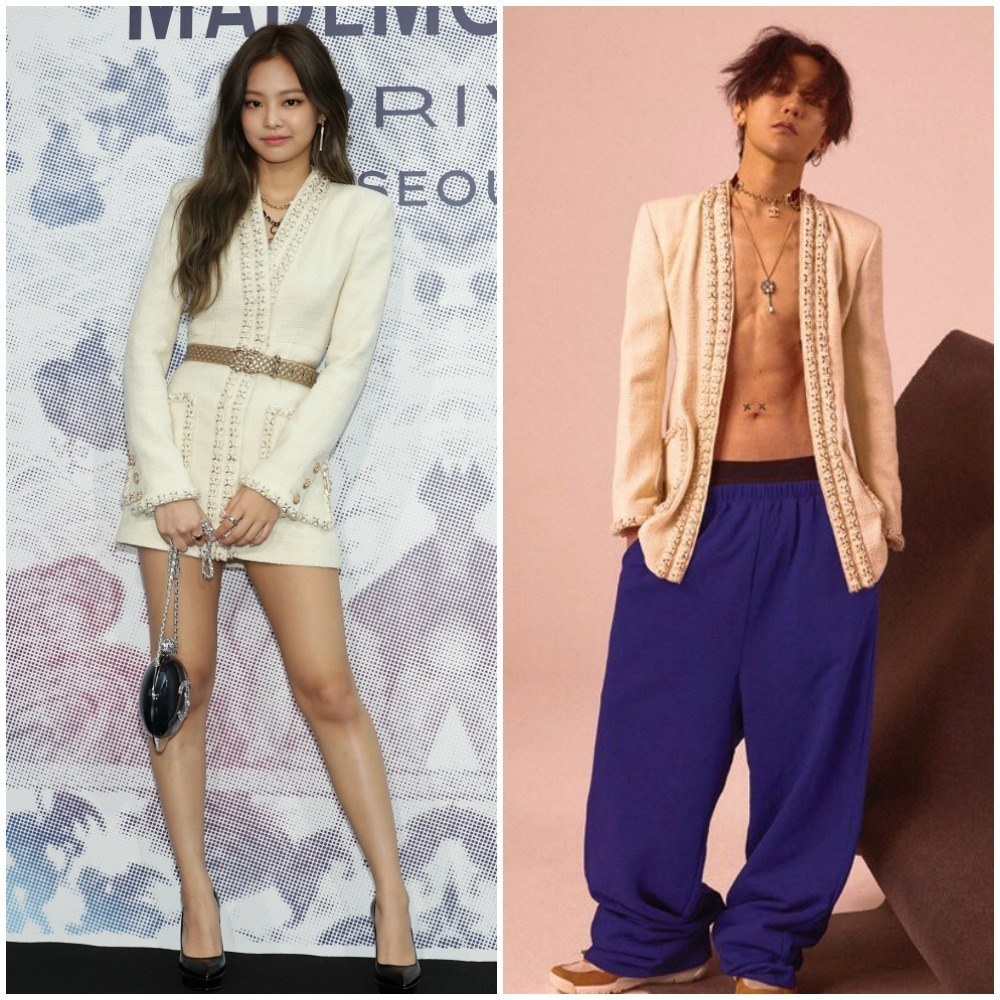  
Không chỉ trong âm nhạc mà Jennie và G-Dragon cũng ghi dấu ấn ở mảng thời trang. (Ảnh: Pinterest)