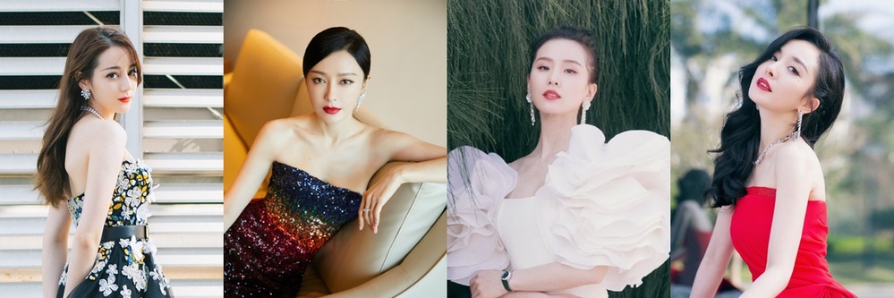  
Dàn sao Hoa ngữ đẹp xuất sắc trong loạt ảnh studio nhưng liệu có vượt qua loạt ảnh do truyền thông Trung chụp? (Ảnh: Weibo).