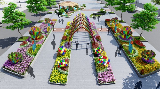  
Một số hình phối cảnh 3D về tổng quan phố đi bộ Nguyễn Huệ. (Ảnh: Zing)