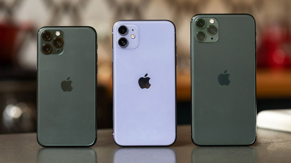  
Bộ 3 chiếc iPhone 11, 11 Pro và 11 Pro Max giảm gần bằng giá nhập vào.