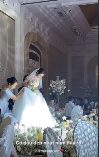 Mie Nguyễn bịn rịn nói lời cảm ơn trước khi khi làm lễ thành hôn