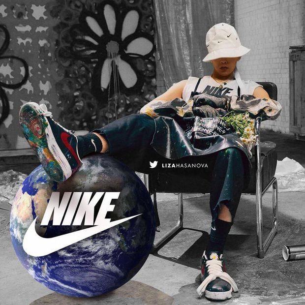  
Đôi giày do G-Dragon thiết kế gây sốt thời gian qua. (Ảnh: Twitter)
