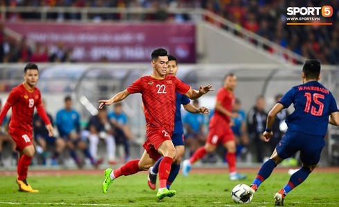  
Tuyển Việt Nam thi đấu hết mình nhưng may mắn dường như không mỉm cười với đội. (Ảnh: Sport5).