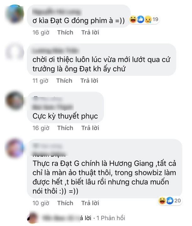  
Bên dưới là bình luận của CĐM dành cho màn hoá trang của Hương Giang