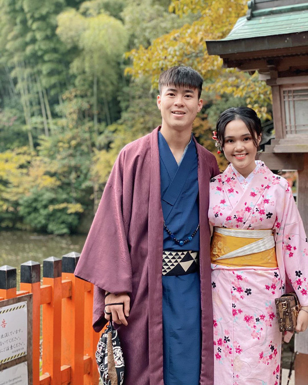  
Cặp đôi vừa có chuyến đi Nhật cùng nhau.