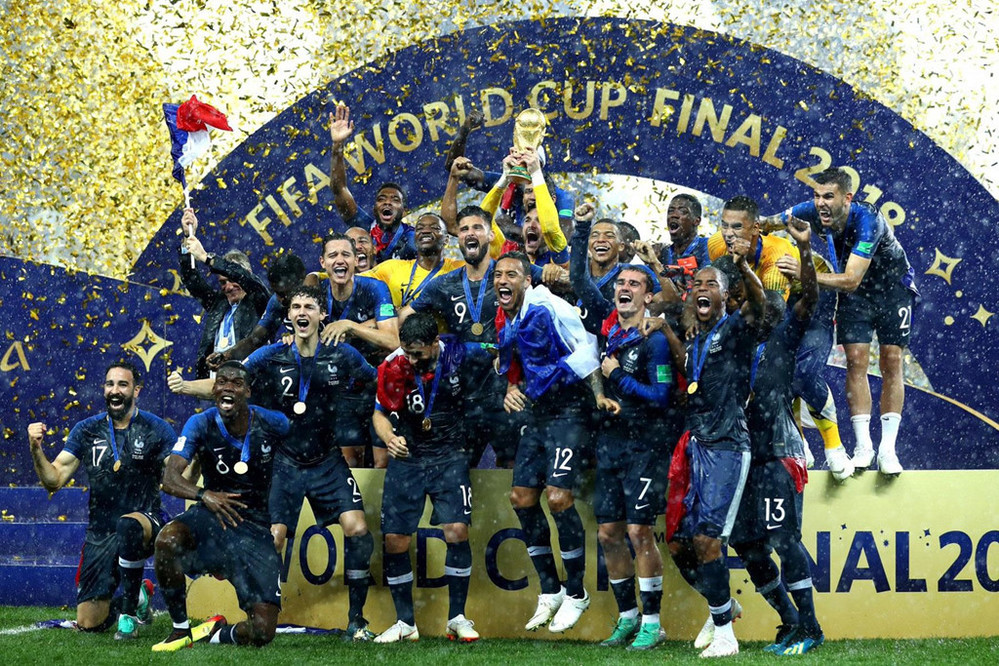 
Đội tuyển Pháp đang là đương kim vô địch của World Cup.