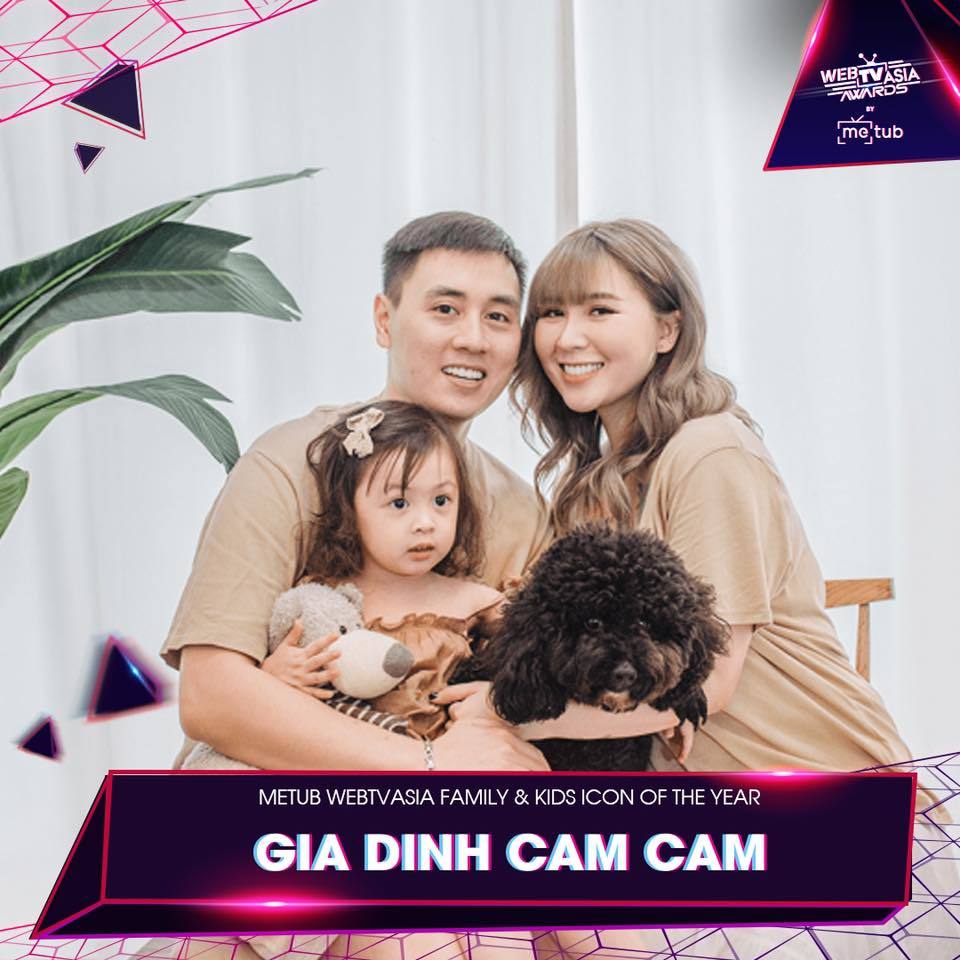  
Family & Kids Icon Of The Year: Gia đình Cam Cam.