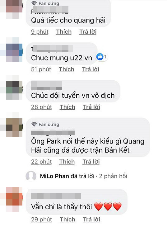 HLV Park Hang Seo cho biết Quang Hải có thể đá được trận chung kết