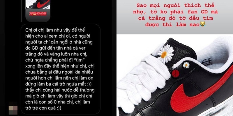  
Màn khoe giày "không khéo" của Ngọc Thảo đã khiến fan Kpop tức giận. (Ảnh: Instagram NV). - Tin sao Viet - Tin tuc sao Viet - Scandal sao Viet - Tin tuc cua Sao - Tin cua Sao