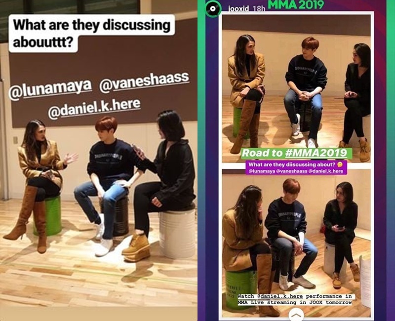  
Maya chia sẻ về cuộc phỏng vấn của mình với Kang Daniel trên Instagram. (Ảnh: Instagram NV).