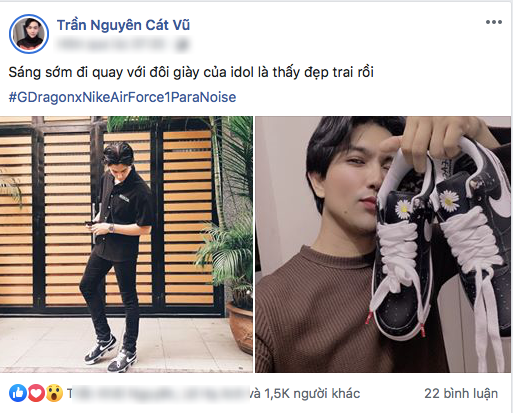 Tim gia nhập hội sao Việt sở hữu giày do G-Dragon thiết kế