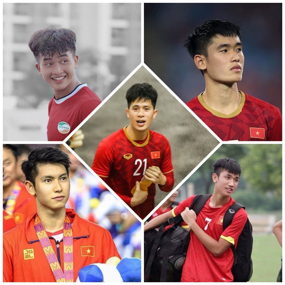  
Dàn visual được fan "tia" từ đầu vẫn còn trụ vững trong đội hình U23 Việt Nam sang Thái Lan. (Ảnh: Fandom Owker).