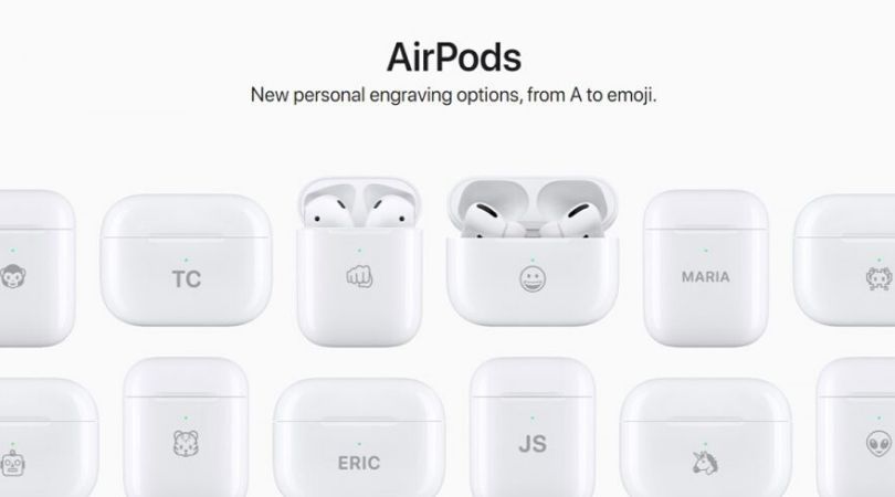  
Apple vừa ra mắt dịch vụ khắc emoji khá thú vị dành cho AirPods.